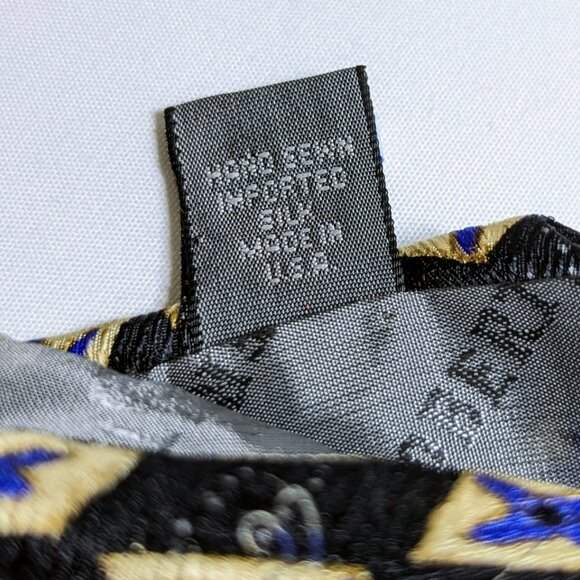 Robert Talbott Vintage Silk Tie - atomic 80s pattern excellent condition - Picture 5 of 9